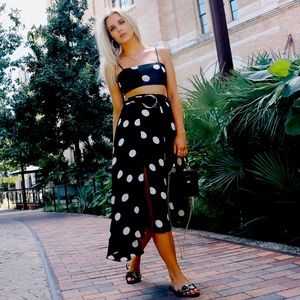 Free People Coco Cabana Polka Dot Set